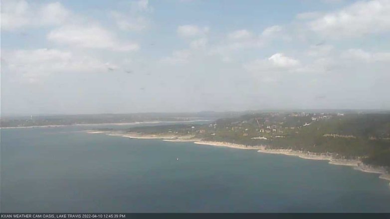Lake Travis webcam, April 10, 2022 12:45 PM CT