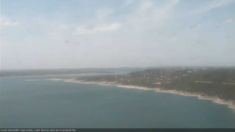 Lake Travis webcam, April 10, 2022 2:00 PM CT