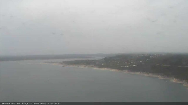 Lake Travis webcam, April 10, 2022 3:00 PM CT