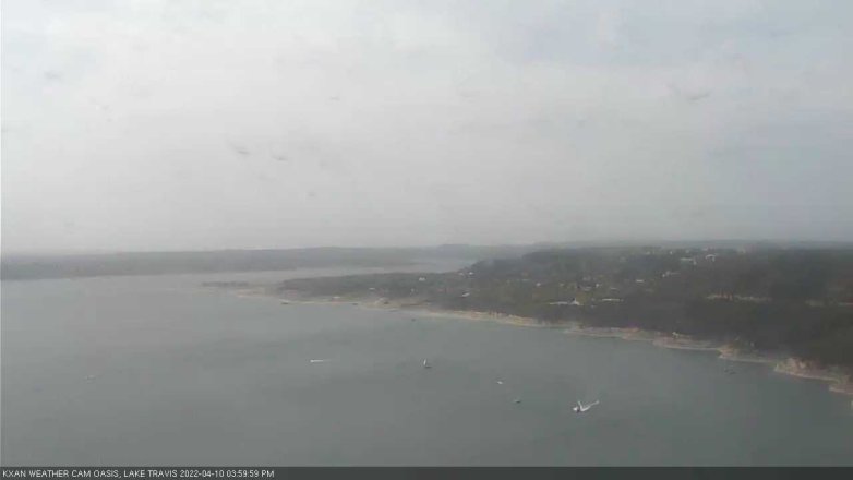 Lake Travis webcam, April 10, 2022 4:00 PM CT