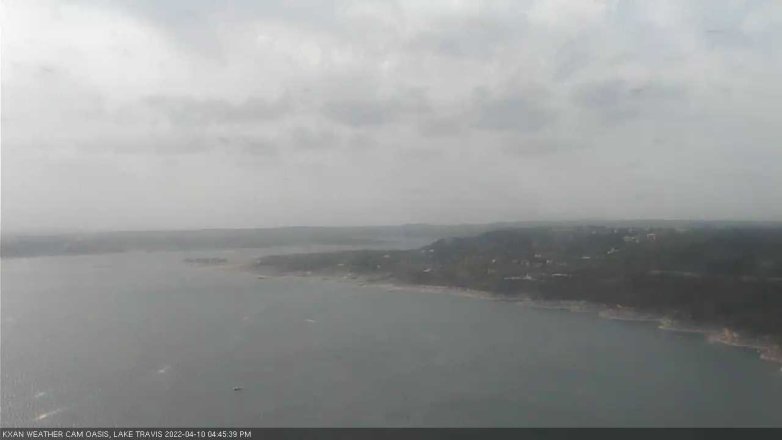 Lake Travis webcam, April 10, 2022 4:45 PM CT