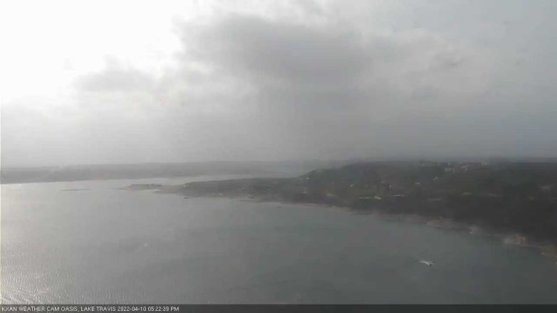 Lake Travis webcam, April 10, 2022 5:25 PM CT