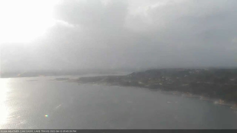 Lake Travis webcam, April 10, 2022 5:45 PM CT