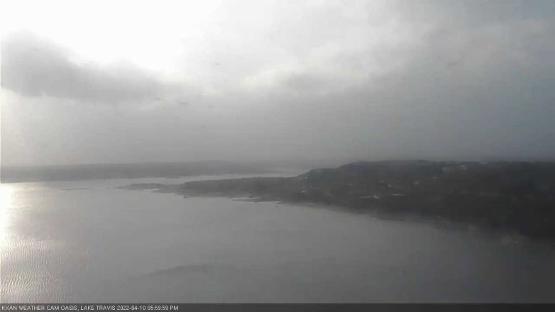 Lake Travis webcam, April 10, 2022 6:00 PM CT