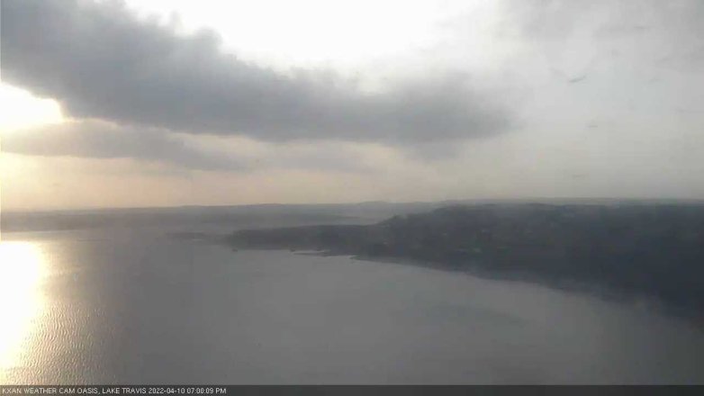Lake Travis webcam, April 10, 2022 7:00 PM CT