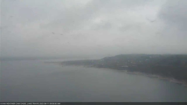Lake Travis webcam, April 11, 2022 9:00 AM CT