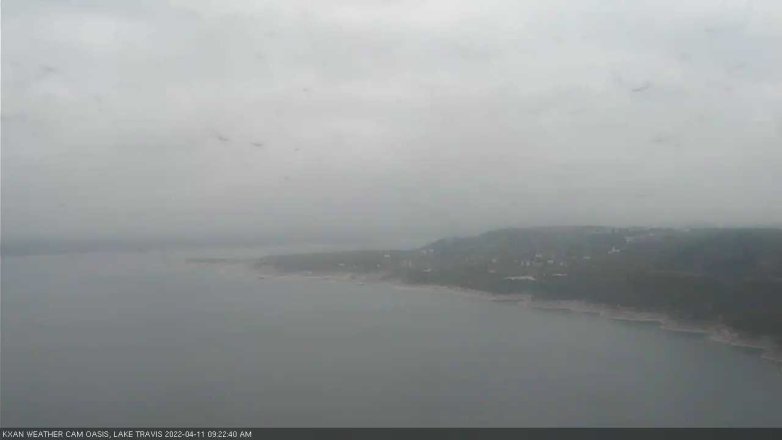 Lake Travis webcam, April 11, 2022 9:25 AM CT