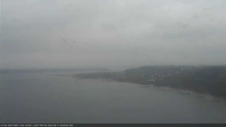 Lake Travis webcam, April 11, 2022 9:45 AM CT