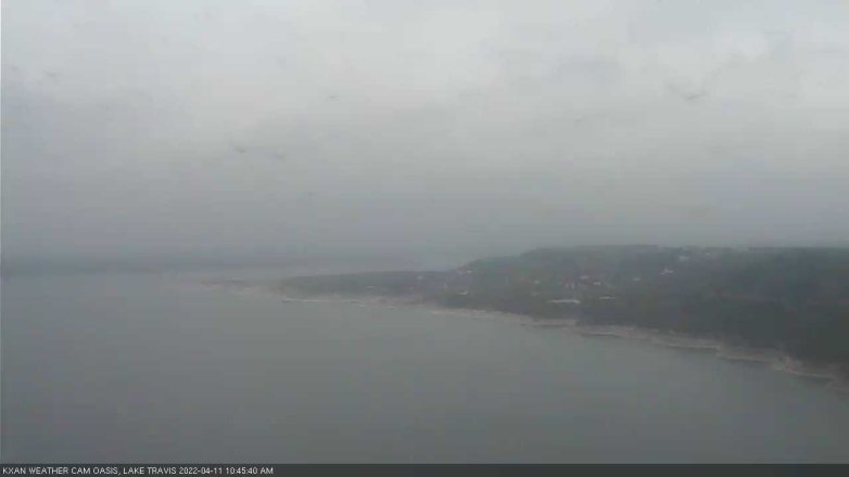 Lake Travis webcam, April 11, 2022 10:45 AM CT