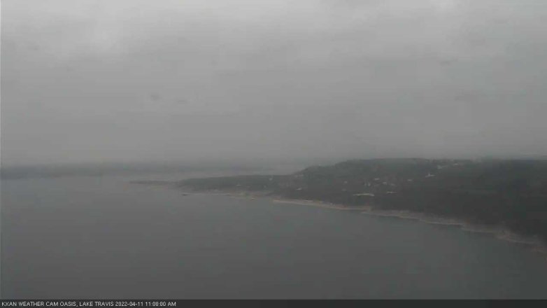 Lake Travis webcam, April 11, 2022 11:00 AM CT