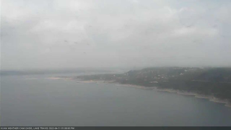 Lake Travis webcam, April 11, 2022 1:00 PM CT