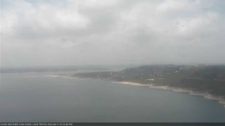 Lake Travis webcam, April 11, 2022 1:25 PM CT