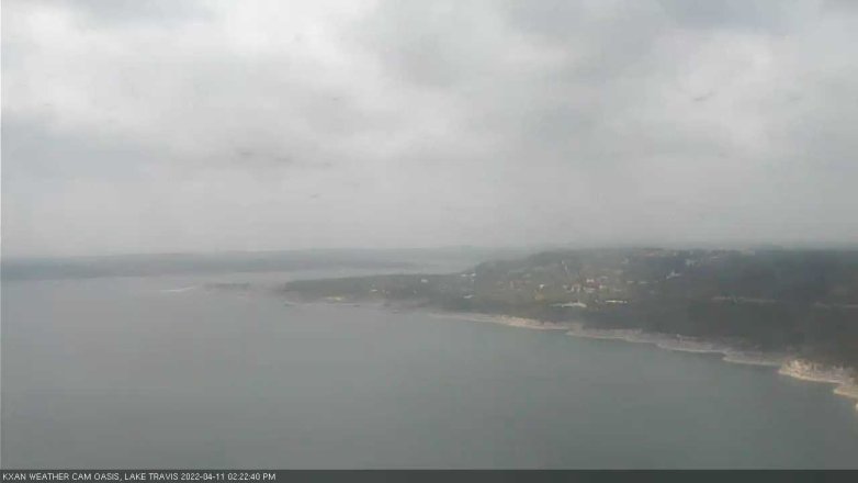 Lake Travis webcam, April 11, 2022 2:25 PM CT