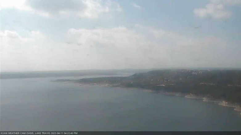Lake Travis webcam, April 11, 2022 4:25 PM CT