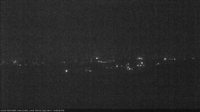 Lake Travis webcam, April 11, 2022 10:45 PM CT
