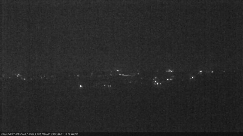 Lake Travis webcam, April 11, 2022 11:25 PM CT