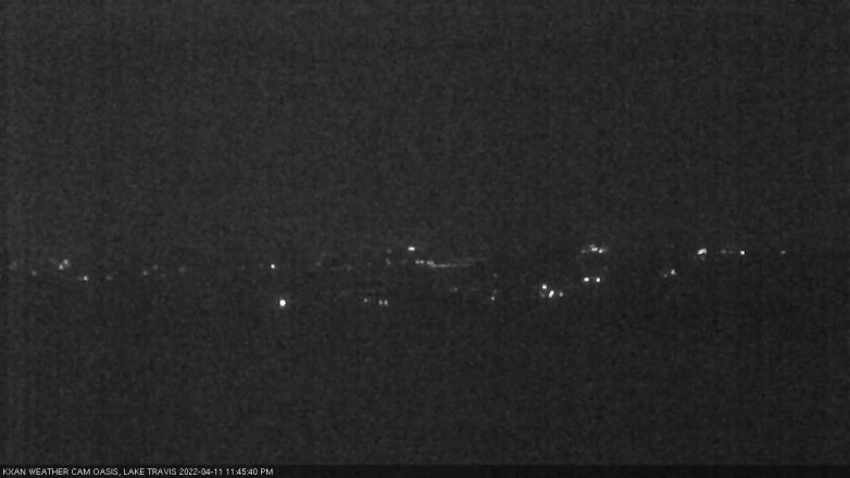 Lake Travis webcam, April 11, 2022 11:45 PM CT