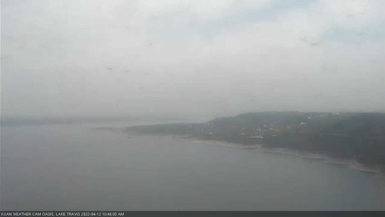 Lake Travis webcam, April 12, 2022 10:45 AM CT