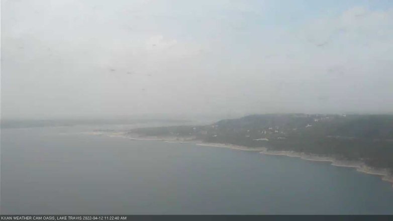 Lake Travis webcam, April 12, 2022 11:25 AM CT