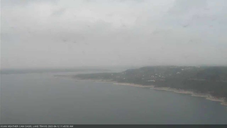 Lake Travis webcam, April 12, 2022 11:45 AM CT