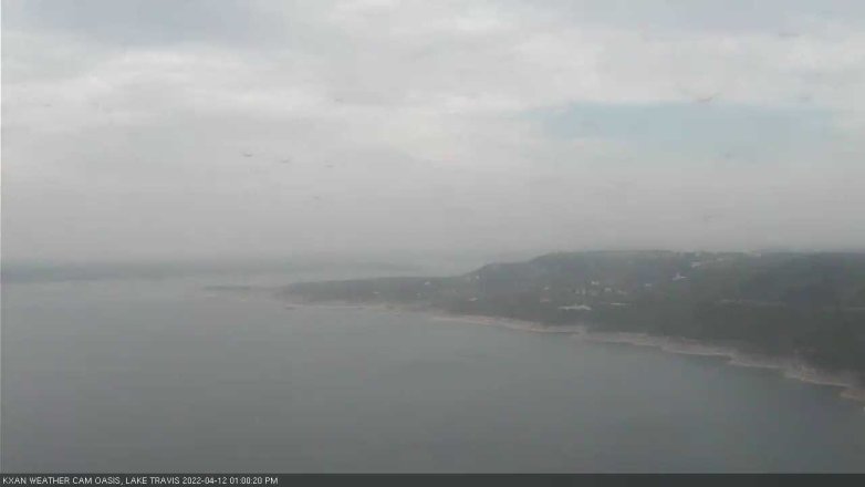 Lake Travis webcam, April 12, 2022 1:00 PM CT
