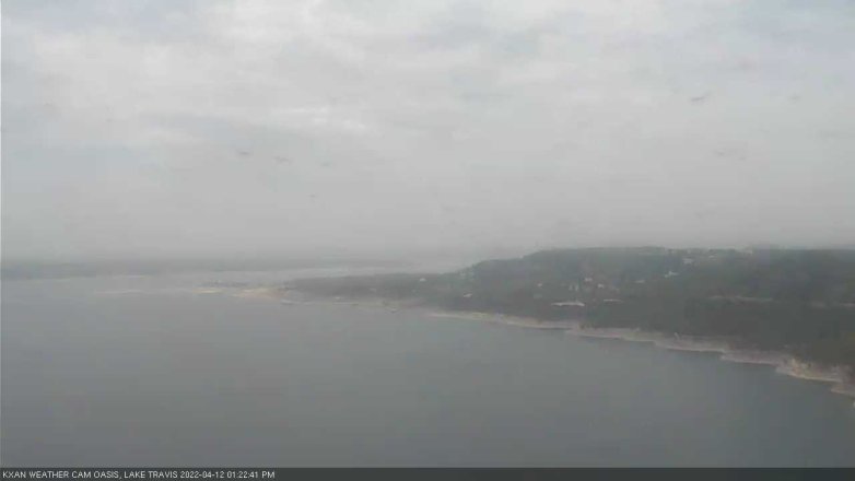 Lake Travis webcam, April 12, 2022 1:25 PM CT
