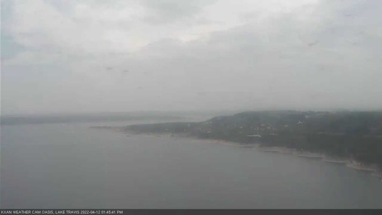 Lake Travis webcam, April 12, 2022 1:45 PM CT