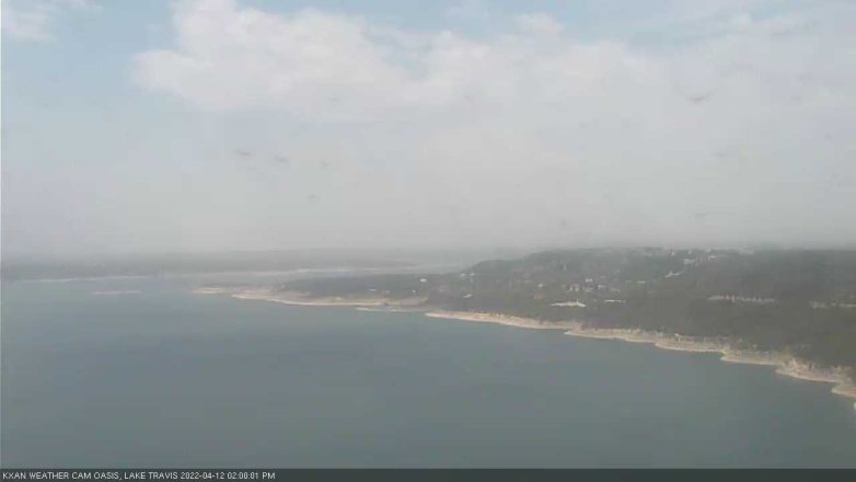 Lake Travis webcam, April 12, 2022 2:00 PM CT