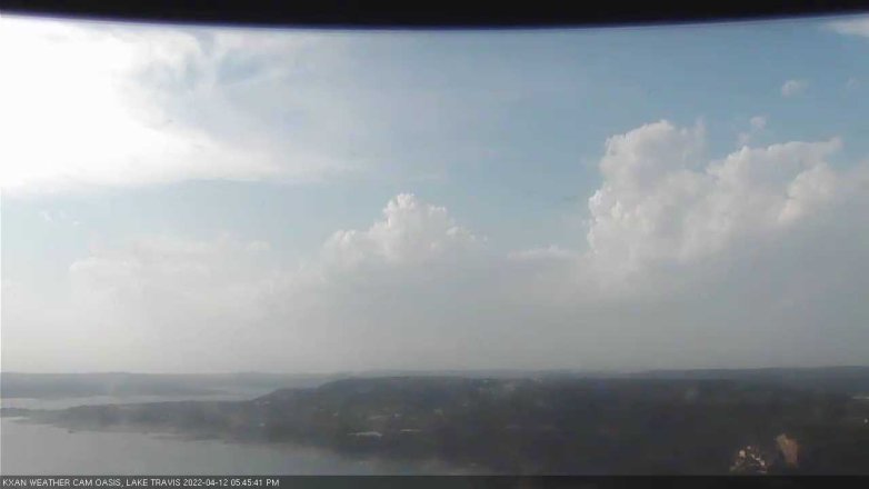 Lake Travis webcam, April 12, 2022 5:45 PM CT