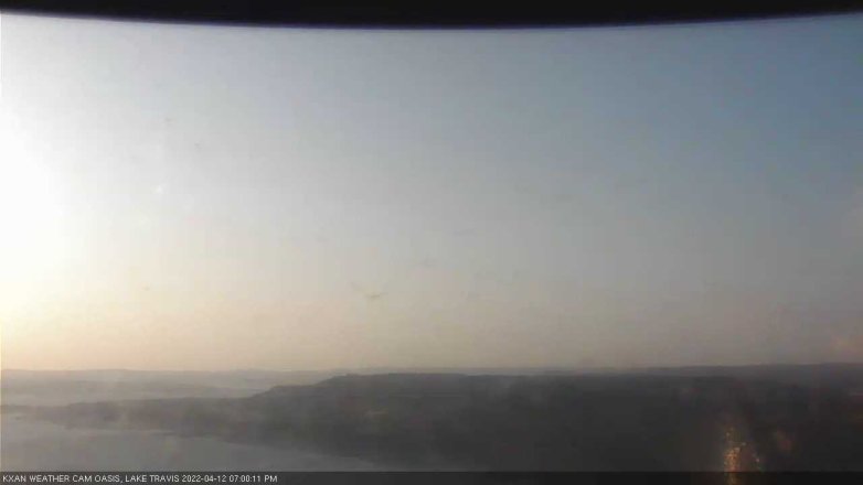 Lake Travis webcam, April 12, 2022 7:00 PM CT