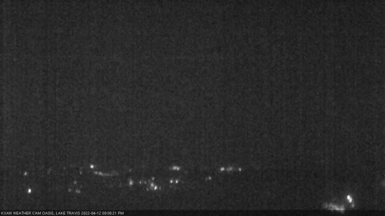 Lake Travis webcam, April 12, 2022 9:00 PM CT