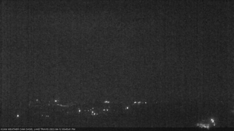 Lake Travis webcam, April 12, 2022 9:45 PM CT