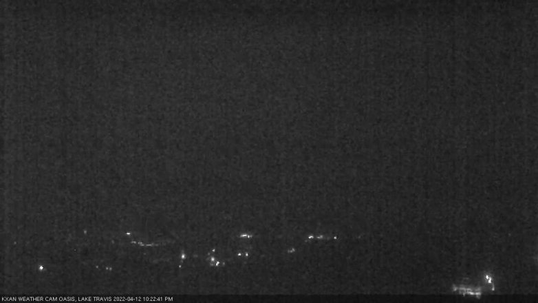 Lake Travis webcam, April 12, 2022 10:25 PM CT
