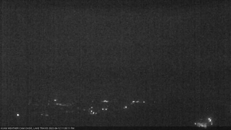 Lake Travis webcam, April 12, 2022 11:00 PM CT