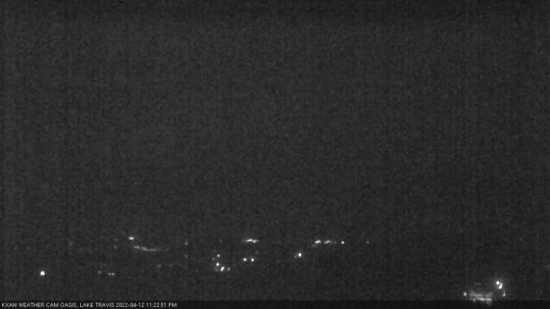 Lake Travis webcam, April 12, 2022 11:25 PM CT