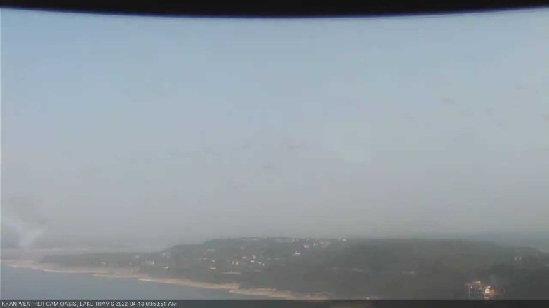 Lake Travis webcam, April 13, 2022 10:00 AM CT
