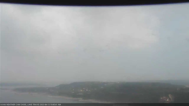 Lake Travis webcam, April 13, 2022 10:45 AM CT