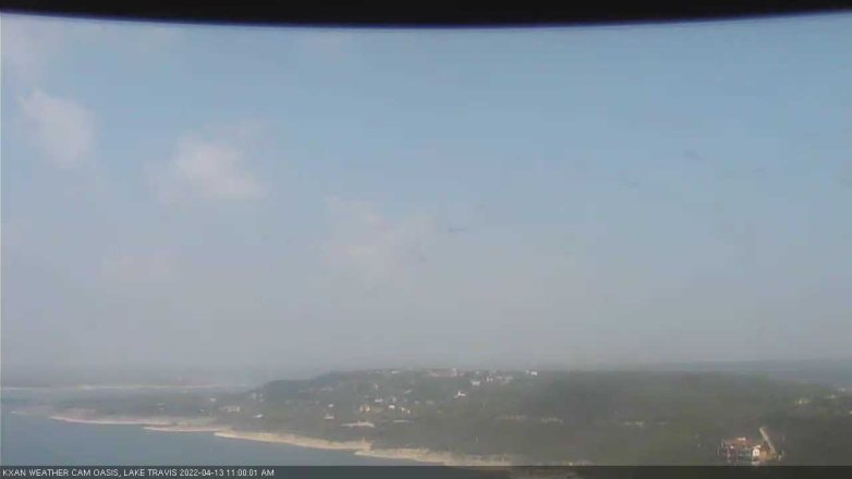 Lake Travis webcam, April 13, 2022 11:00 AM CT