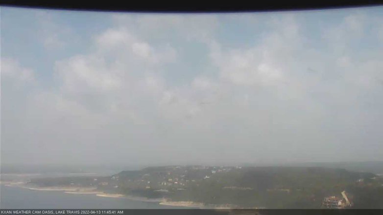 Lake Travis webcam, April 13, 2022 11:45 AM CT