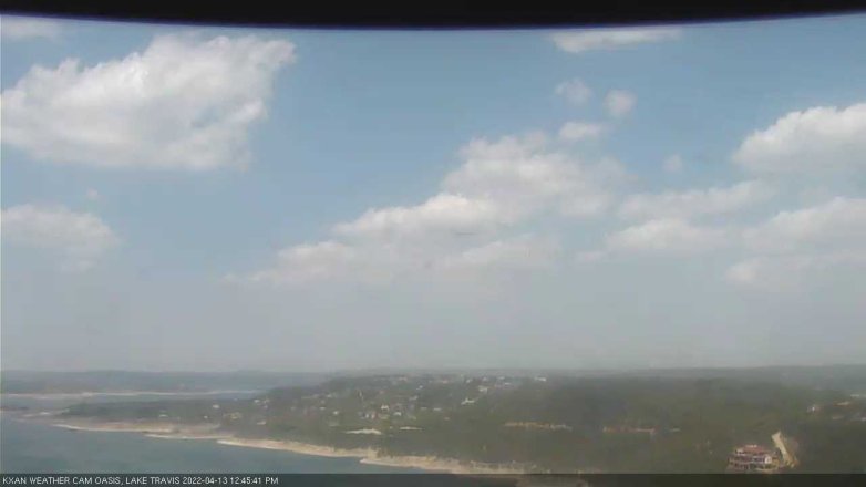 Lake Travis webcam, April 13, 2022 12:45 PM CT