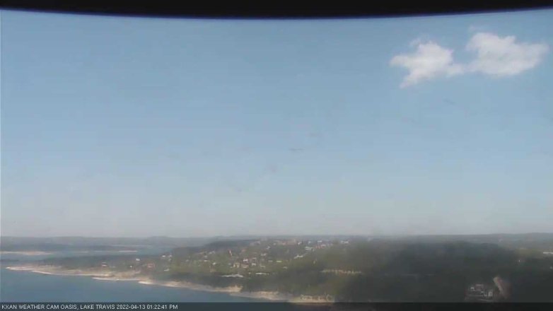 Lake Travis webcam, April 13, 2022 1:25 PM CT