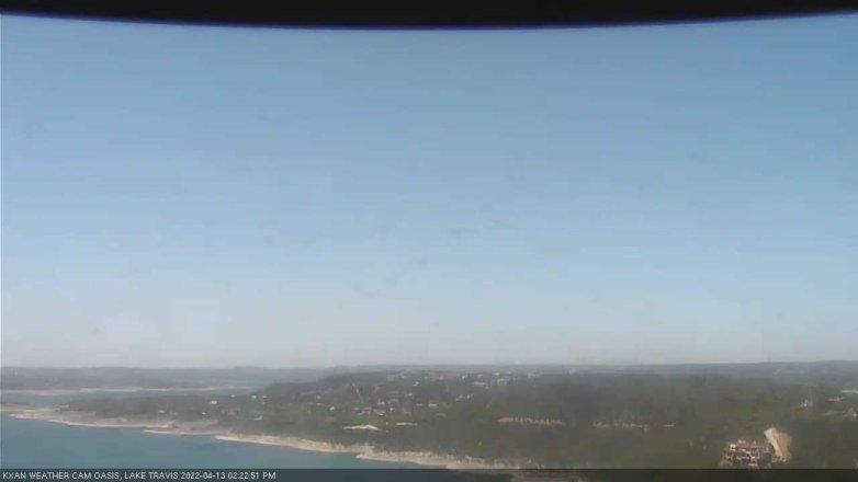 Lake Travis webcam, April 13, 2022 2:25 PM CT