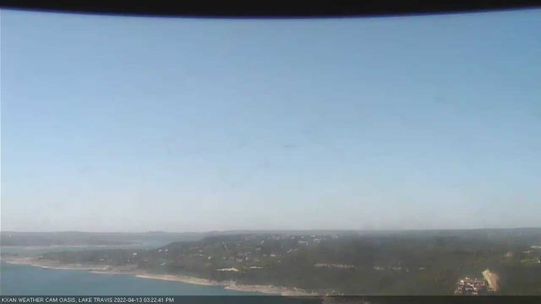 Lake Travis webcam, April 13, 2022 3:25 PM CT