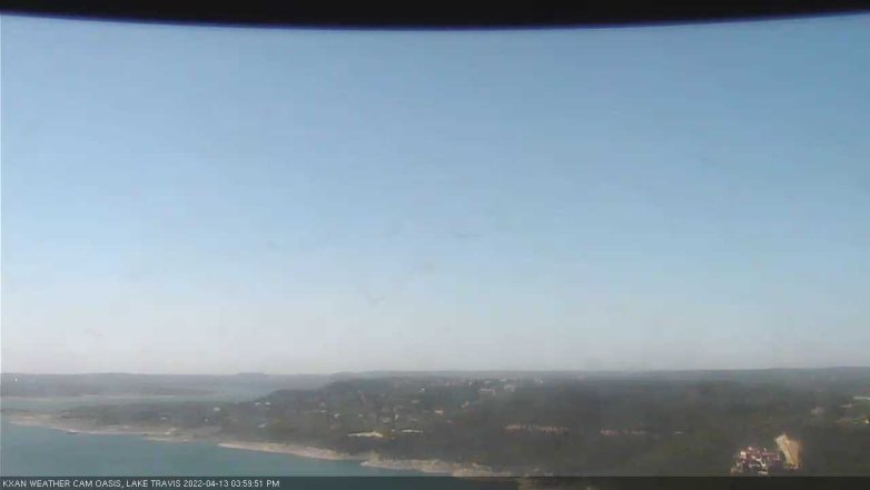 Lake Travis webcam, April 13, 2022 4:00 PM CT