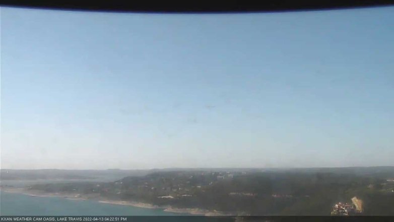 Lake Travis webcam, April 13, 2022 4:25 PM CT