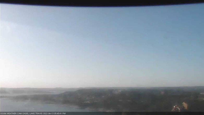Lake Travis webcam, April 13, 2022 5:45 PM CT
