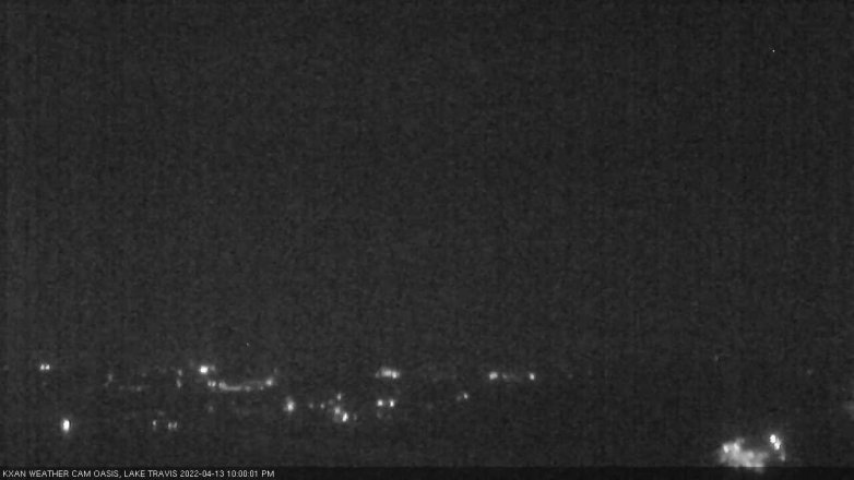 Lake Travis webcam, April 13, 2022 10:00 PM CT