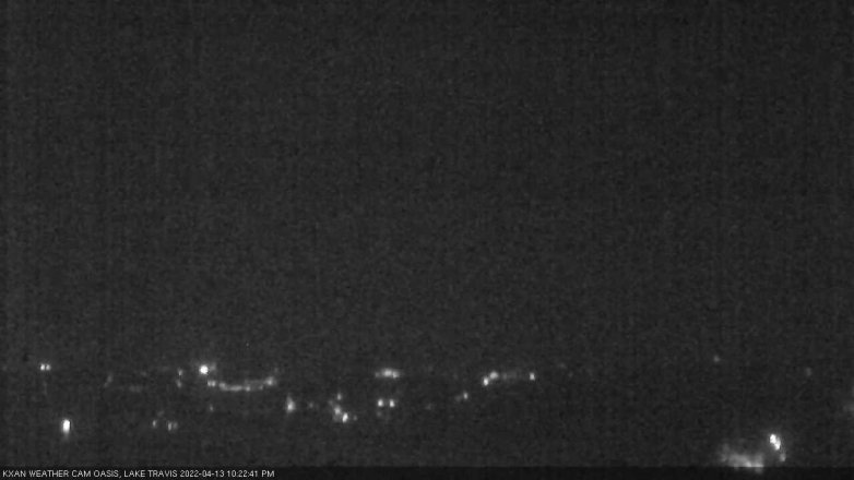 Lake Travis webcam, April 13, 2022 10:25 PM CT