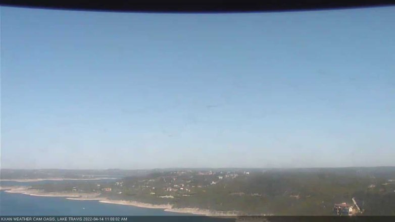 Lake Travis webcam, April 14, 2022 11:00 AM CT