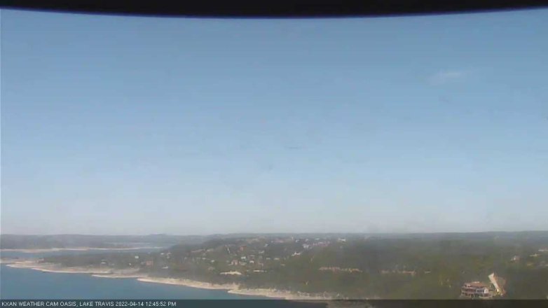 Lake Travis webcam, April 14, 2022 12:45 PM CT